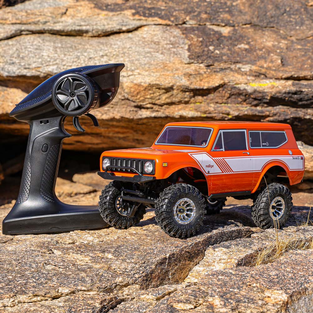 Redcat Ascent-18 International Scout II - 1/18 Scale Brushed Electric Rock Crawler - Orange