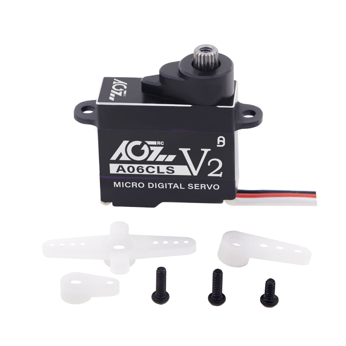 Atomic SZ2 Shaft Drive AWD Chassis Kit (No Elecrtronic) With AGFRC Aluminum Case 20T High Precision 3KG 0.052Sec MG 7g Micro Digital Servo