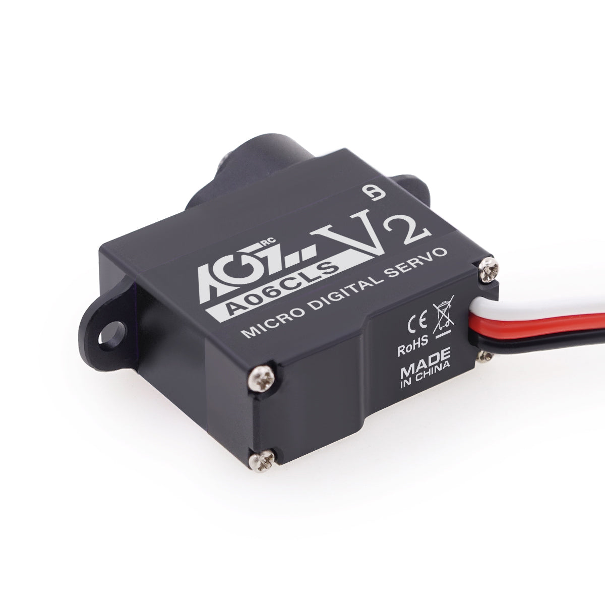 Atomic MRT EVO Chassis Kit (No electronics) With AGFRC Aluminum Case 20T High Precision 3KG 0.052Sec MG 7g Micro Digital Servo