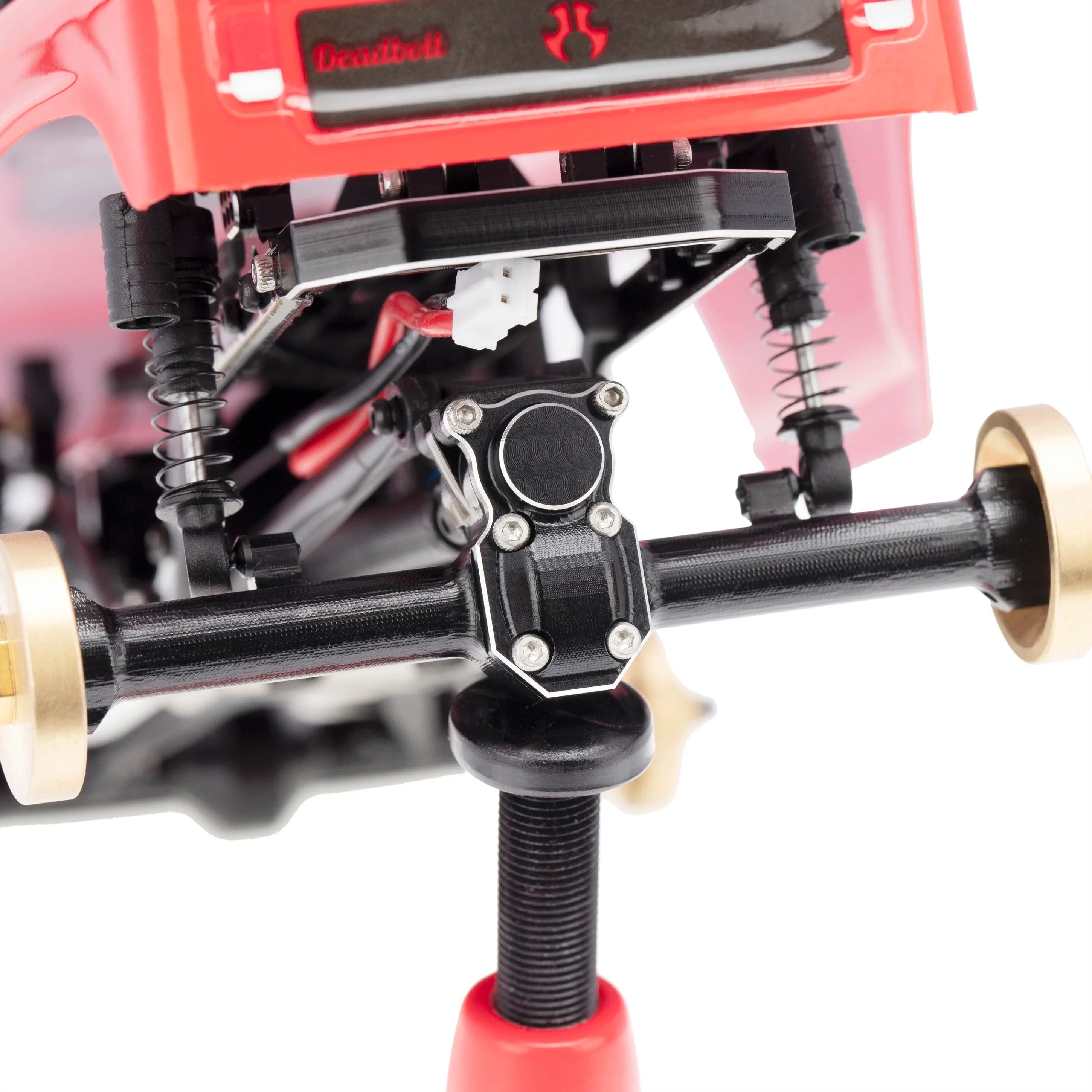 MEUS Racing  Front Rear Axle Housing Cover with Back Cover for 1/24 Axial SCX24 90081 RC Car Model Accessories (Front axle + Rear axle) - HeliDirect