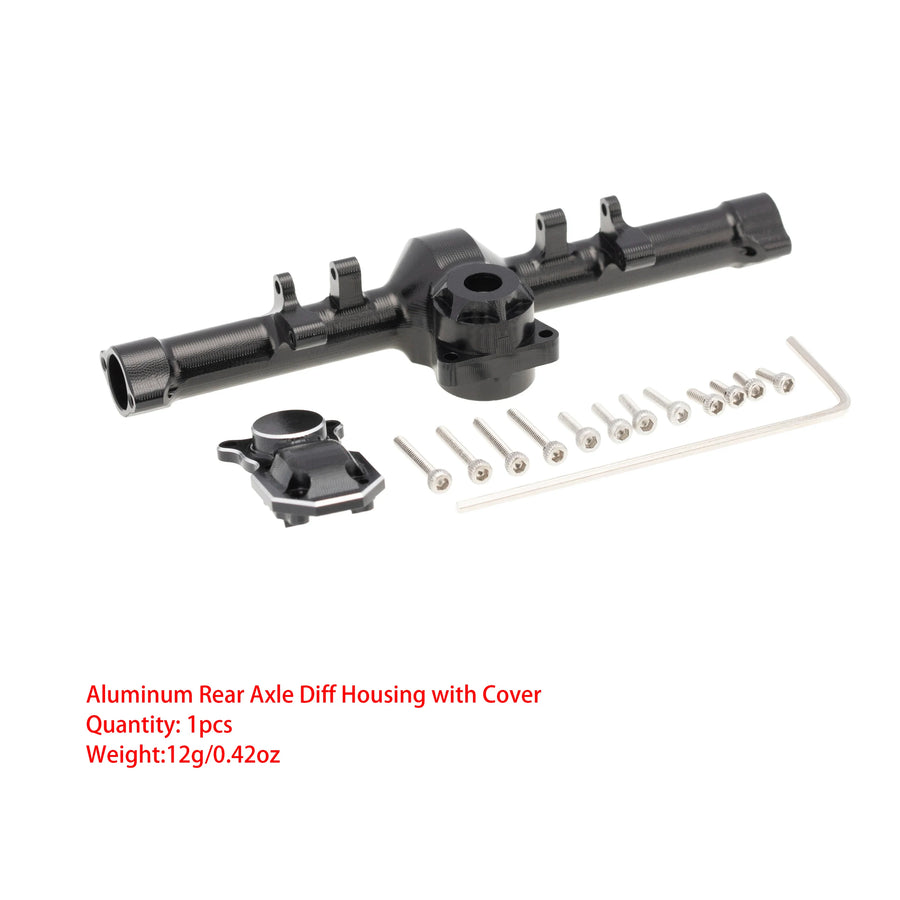 MEUS Racing  Front Rear Axle Housing Cover with Back Cover for 1/24 Axial SCX24 90081 RC Car Model Accessories (Front axle + Rear axle) - HeliDirect