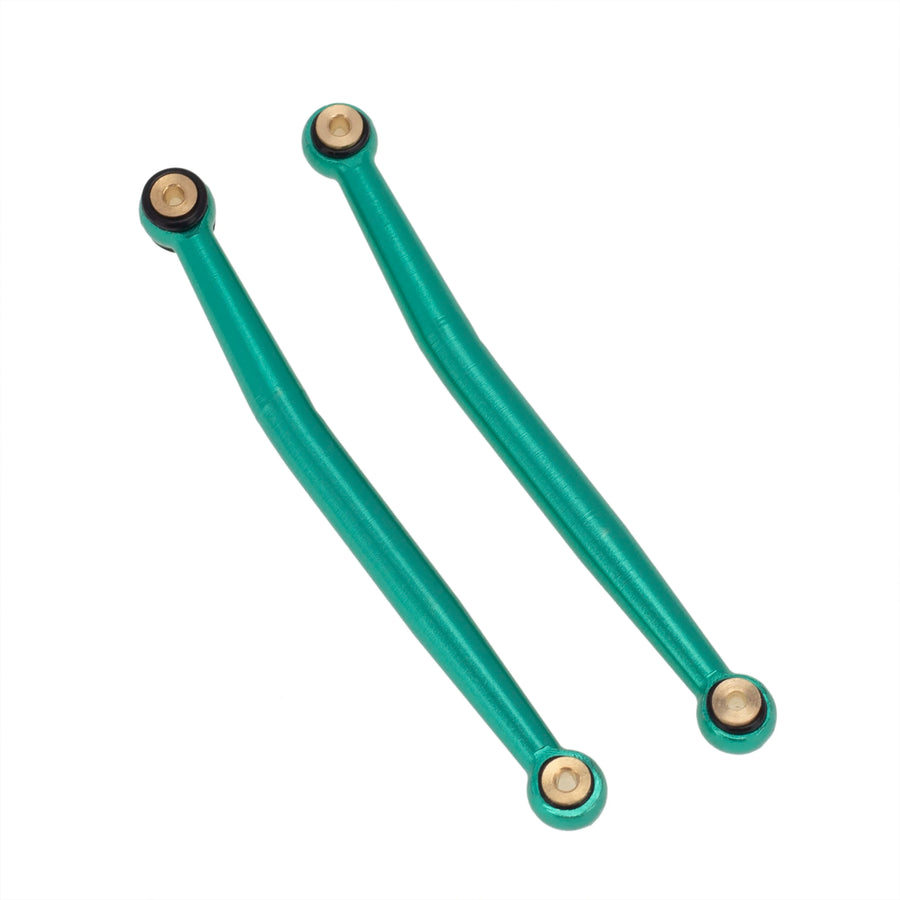 MEUS Racing Aluminum Alloy Link and Steering Rod Kit for Axial SCX24 B-17 C10 Jeep 1/24 RC Car (Green) - HeliDirect