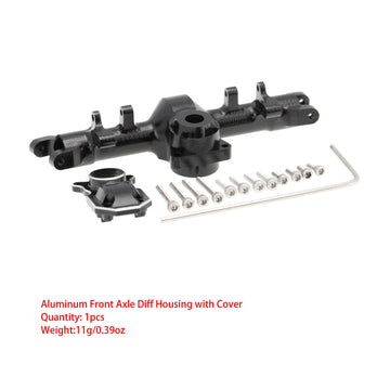 MEUS Racing  Front Rear Axle Housing Cover with Back Cover for 1/24 Axial SCX24 90081 RC Car Model Accessories (Front axle + Rear axle) - HeliDirect