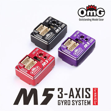 OMG-GYRO-M5 3-AXIS Gyro for 1/27th,1/28th RC Car, MINI-Z & MINI-Q - Violet