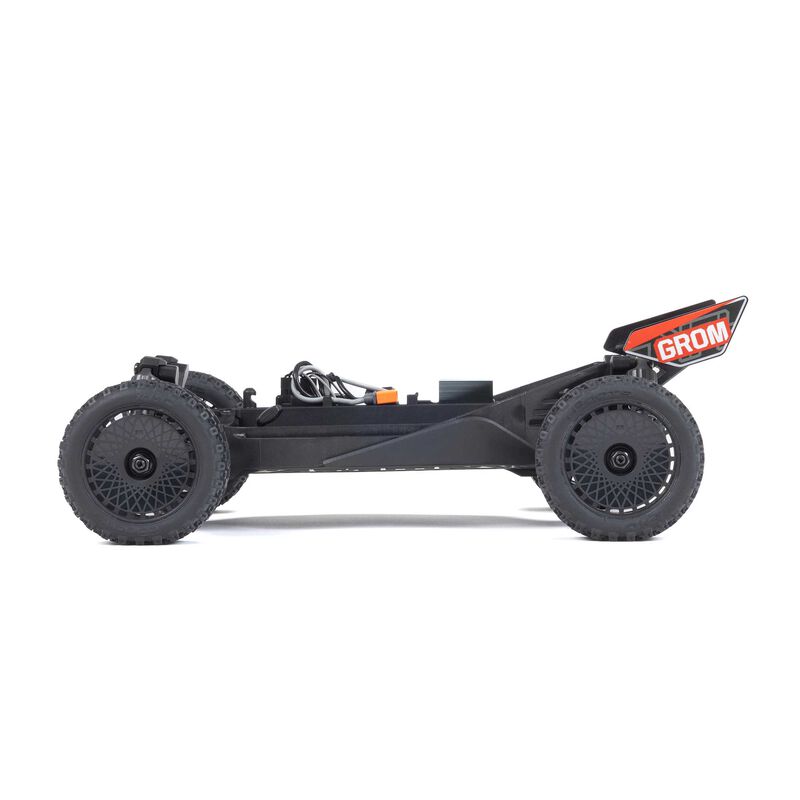 TYPHON GROM ARRMA MEGA 380 Brushed 4X4 Small Scale Buggy RTR with Battery & Charger - Blue/Silver - HeliDirect