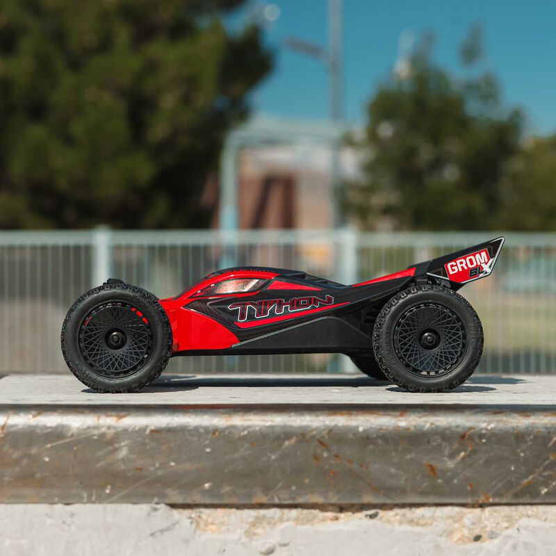 ARRMA 1/14 TYPHON GROM 223S DSC 4X4 RTR Brushless Buggy (Battery & Charger Included) - Red