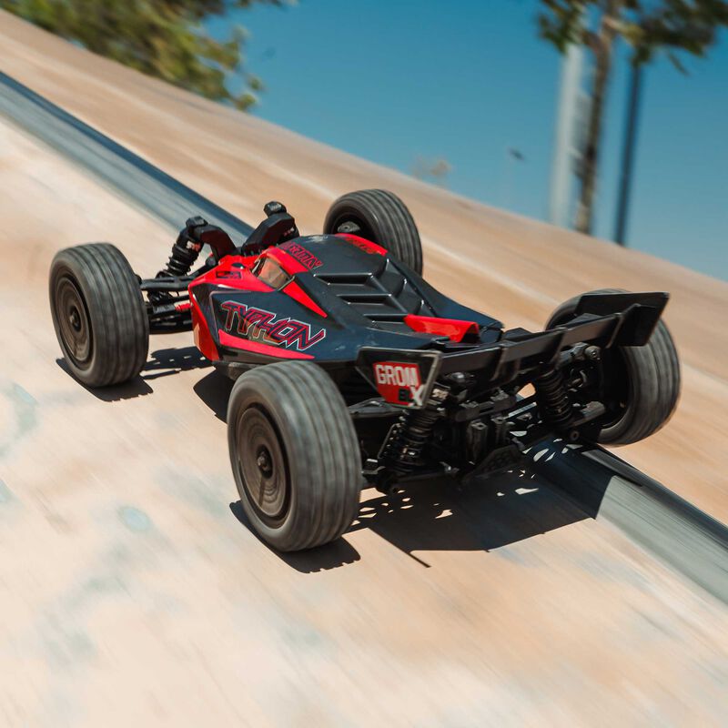 ARRMA 1/14 TYPHON GROM 223S DSC 4X4 RTR Brushless Buggy (Battery & Charger Included) - Red