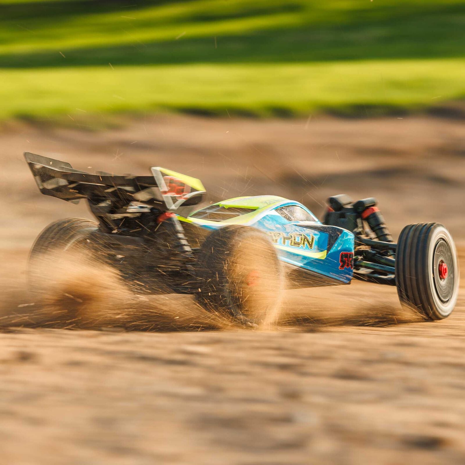 ARRMA 1/8 TYPHON MEGA 665 4X4 RTR Brushed Buggy - Blue