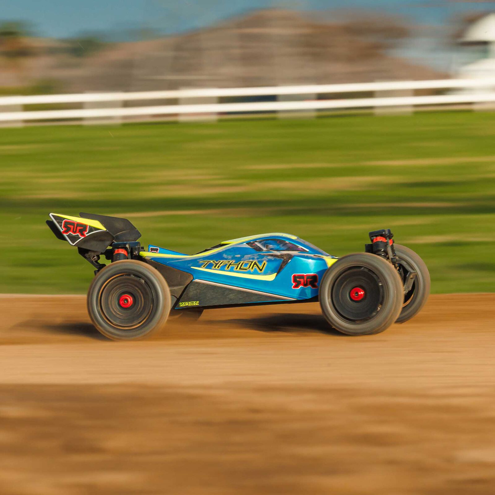 ARRMA 1/8 TYPHON MEGA 665 4X4 RTR Brushed Buggy - Blue