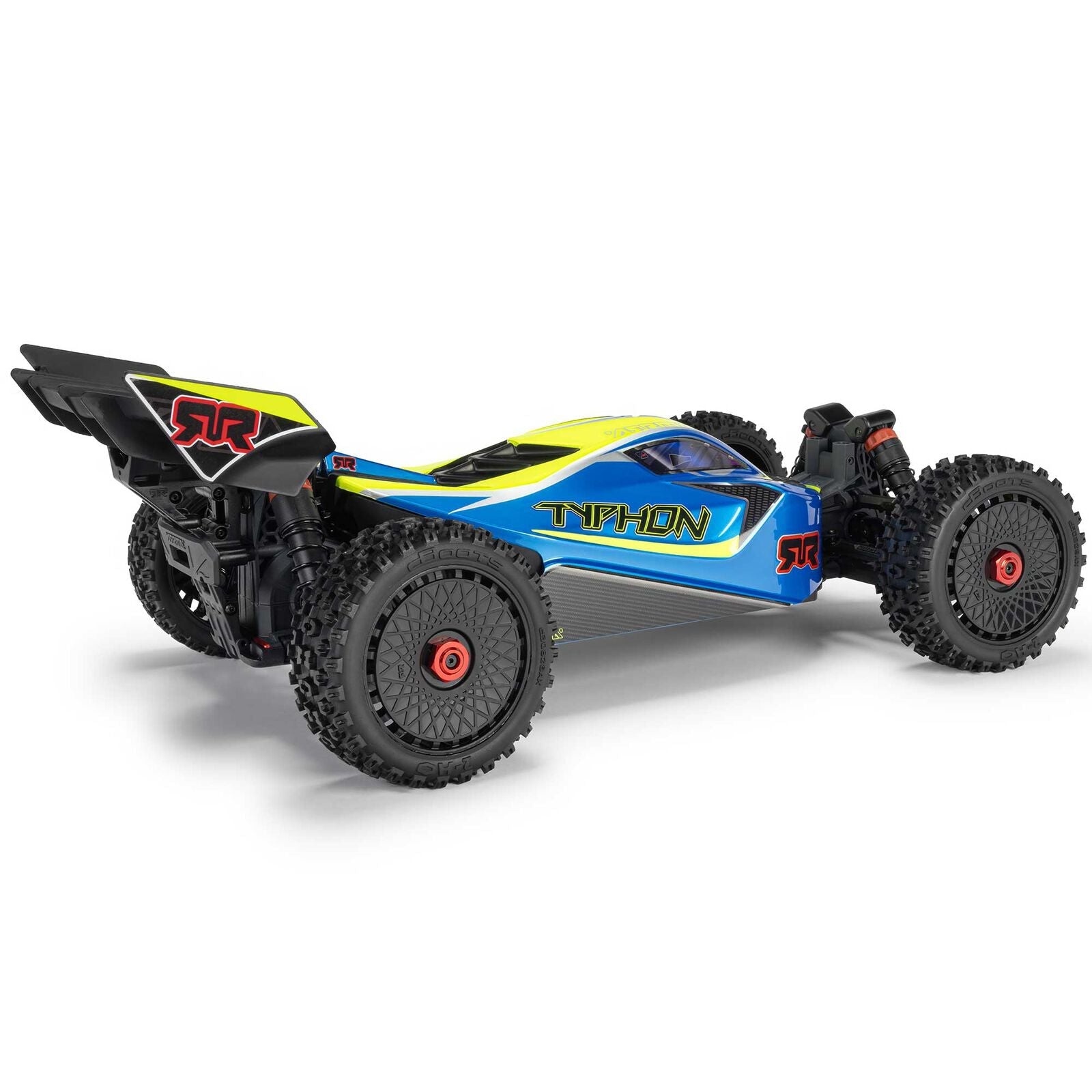 ARRMA 1/8 TYPHON MEGA 665 4X4 RTR Brushed Buggy - Blue