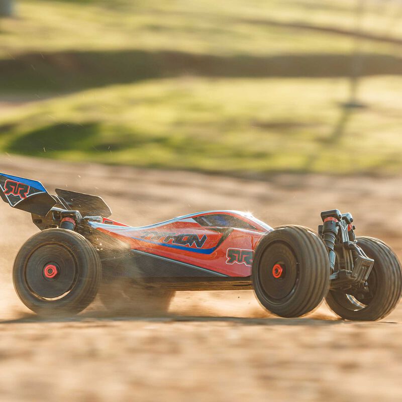 ARRMA 1/8 TYPHON MEGA 665 4X4 RTR Brushed Buggy - Red