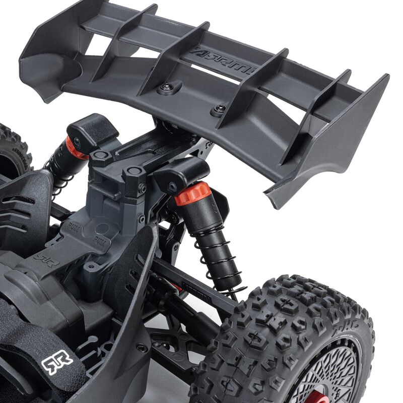 ARRMA 1/8 TYPHON MEGA 665 4X4 RTR Brushed Buggy - Red