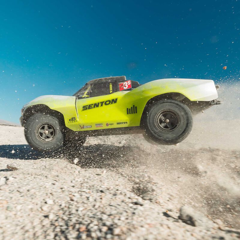 ARRMA 1/10 SENTON 223S DSC 4X4 RTR Brushless Short Course Truck - Yellow
