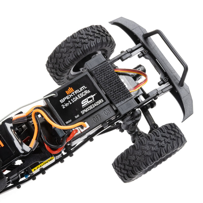 Axial 1/24 SCX24 Base Camp 4WD Rock Crawler Brushed RTR - White