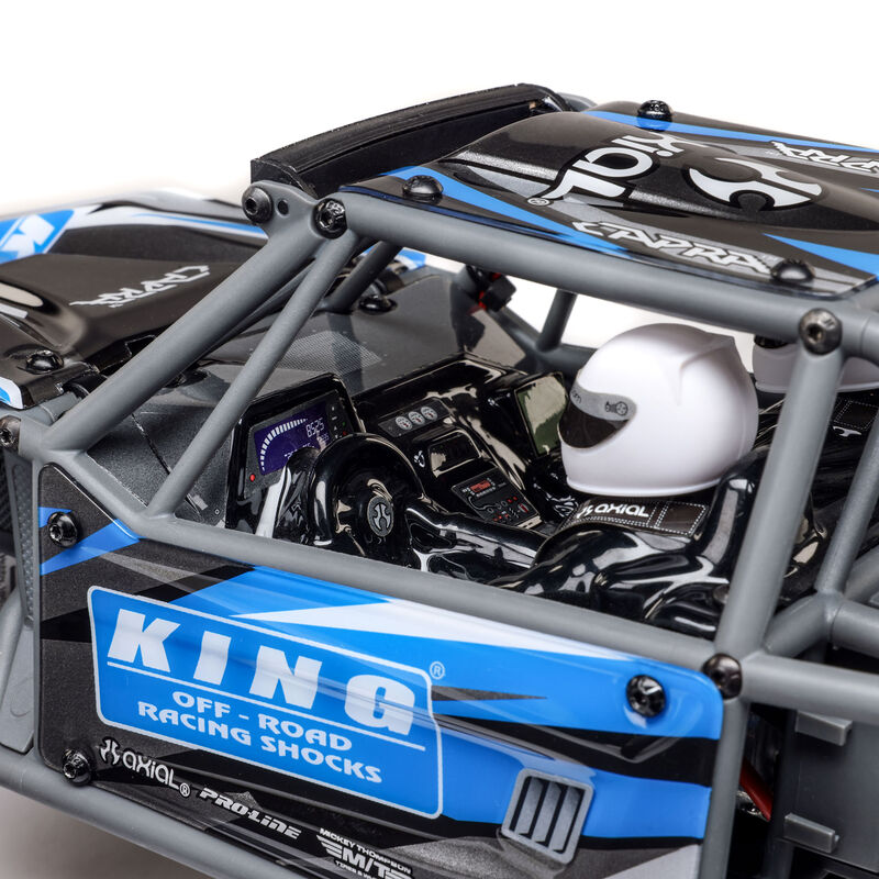 Axial 1/18 UTB18 Capra 4WS 4WD Trail Buggy RTR with Battery & Charger, Blue