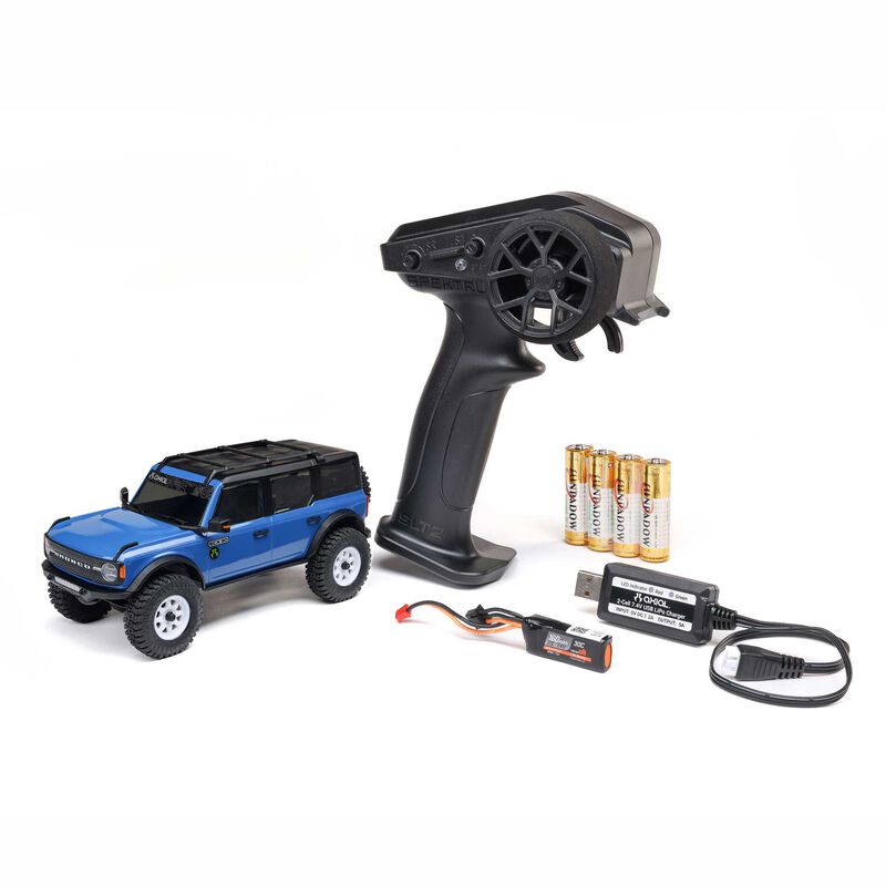 Axial 1/30 SCX30 Ford Bronco 4X4 RTR Brushed Rock Crawler (Battery & Charger Included)