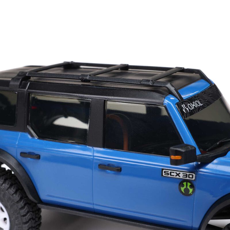 Axial 1/30 SCX30 Ford Bronco 4X4 RTR Brushed Rock Crawler (Battery & Charger Included)