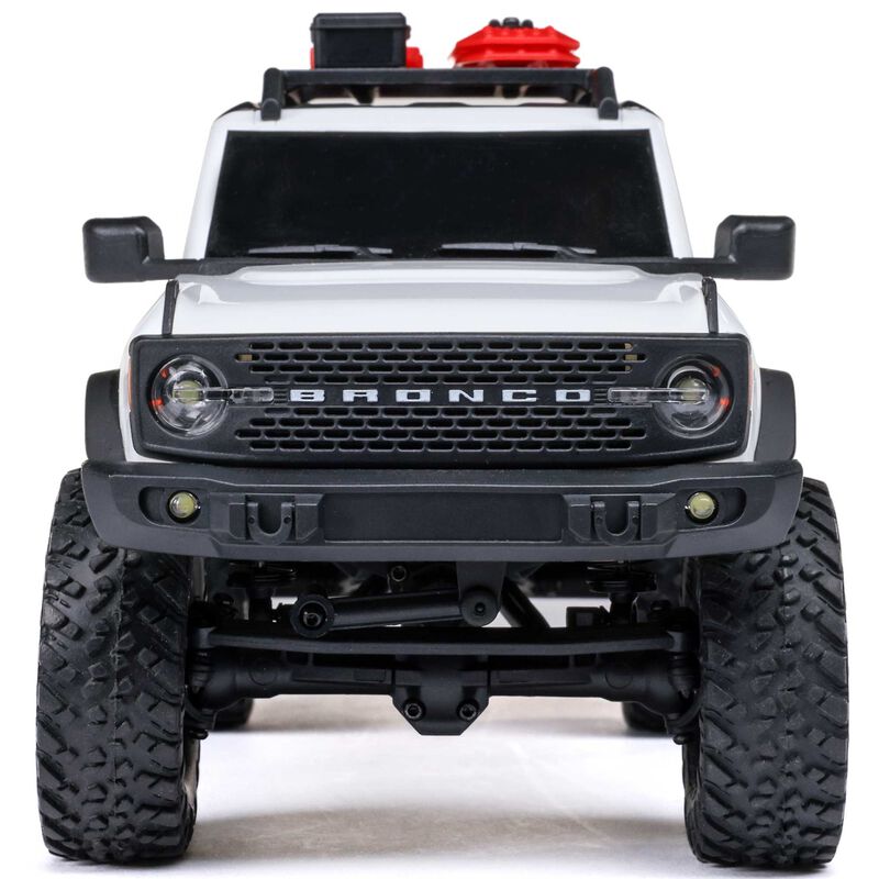 Axial 1/24 SCX24 Ford Bronco 4X4 RTR Brushed Rock Crawler (Battery & Charger Included) - White