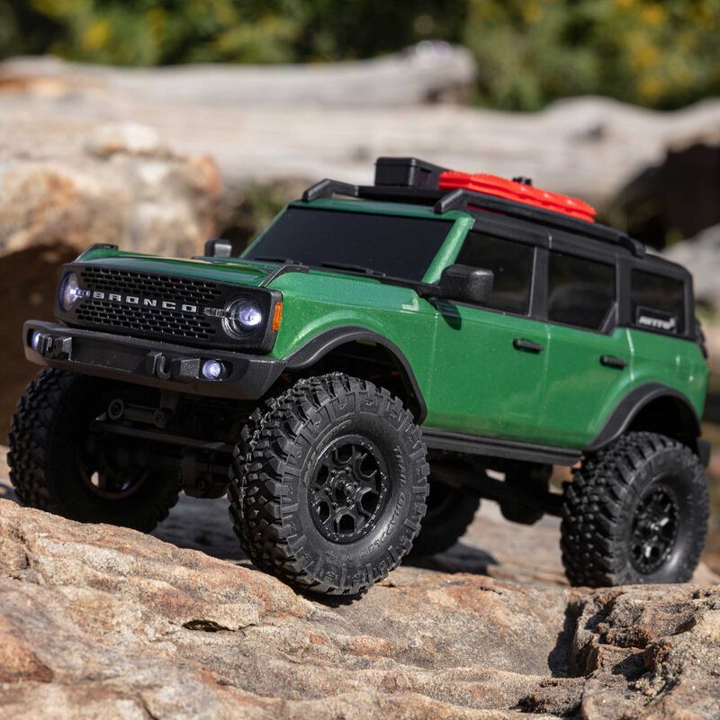 Axial 1/24 SCX24 Ford Bronco 4X4 RTR Brushed Rock Crawler (Battery & Charger Included) - Green