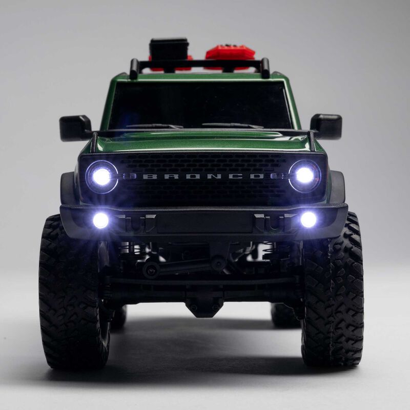Axial 1/24 SCX24 Ford Bronco 4X4 RTR Brushed Rock Crawler (Battery & Charger Included) - Green