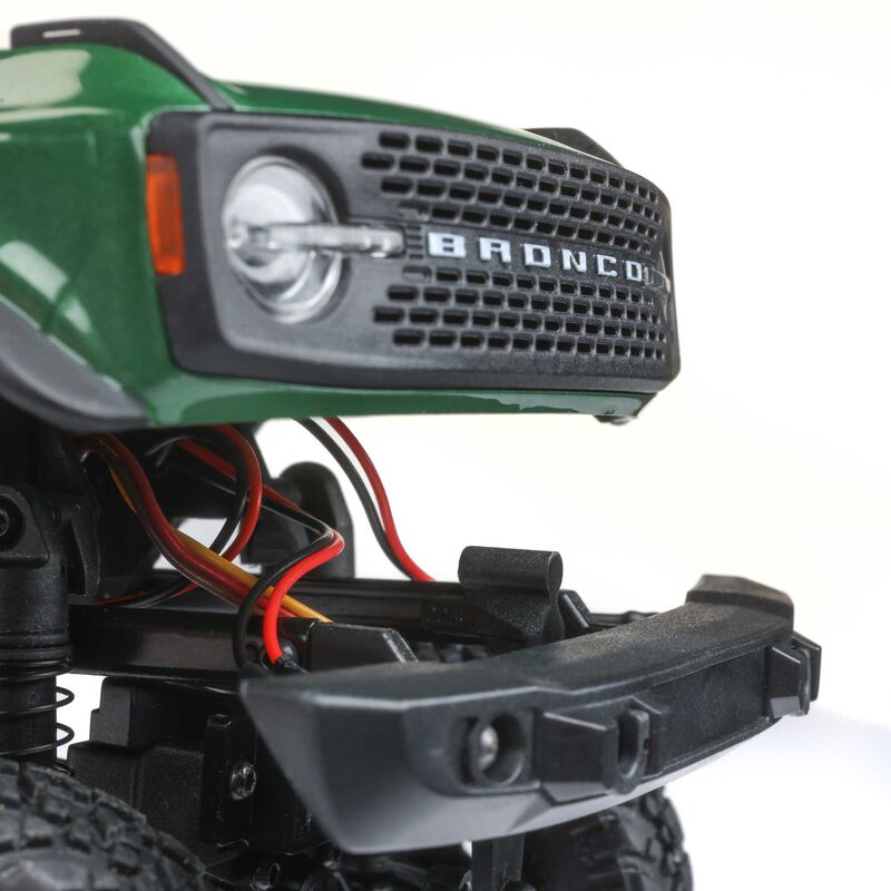 Axial 1/24 SCX24 Ford Bronco 4X4 RTR Brushed Rock Crawler (Battery & Charger Included) - Green