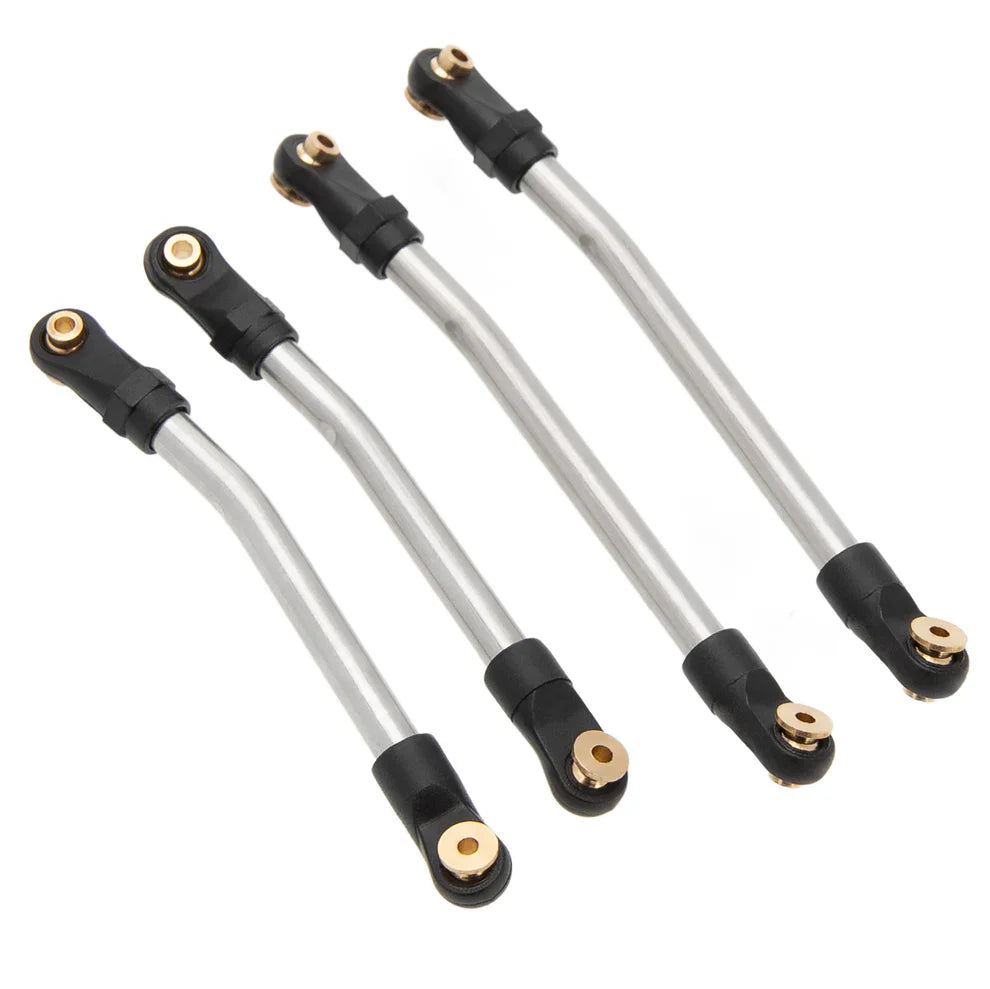 MEUS Racing Metal High Clearance Chassis & Steering Links for 1/24 SCX24 C10 Bronco Wrangler