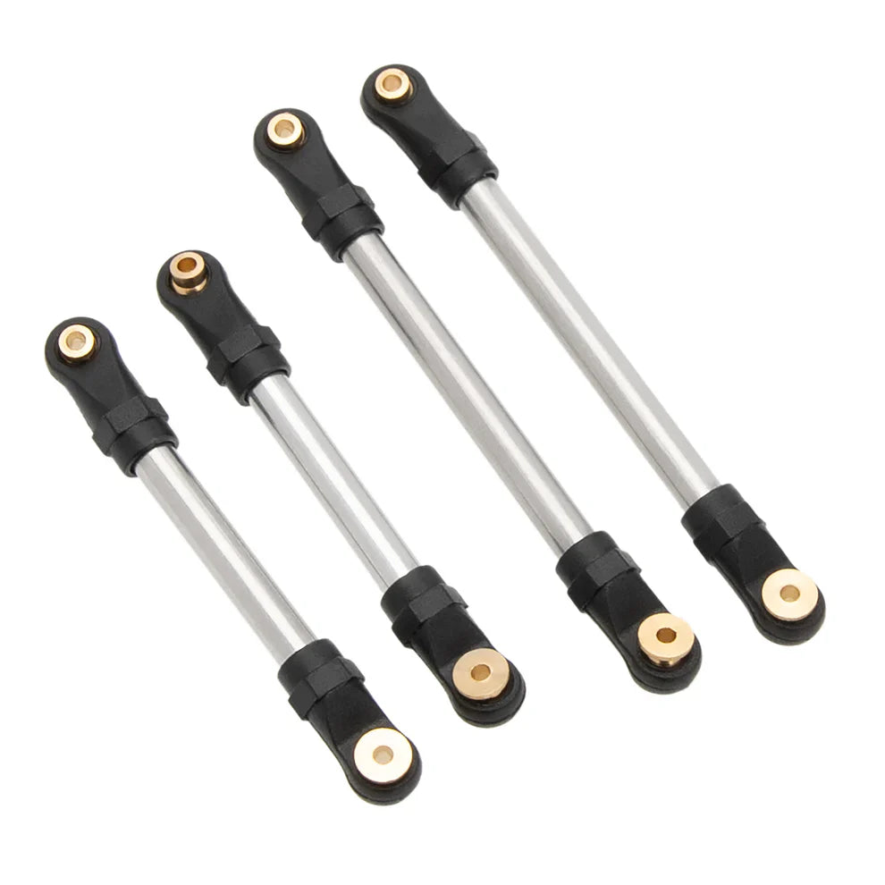 MEUS Racing Metal High Clearance Chassis & Steering Links for 1/24 SCX24 C10 Bronco Wrangler