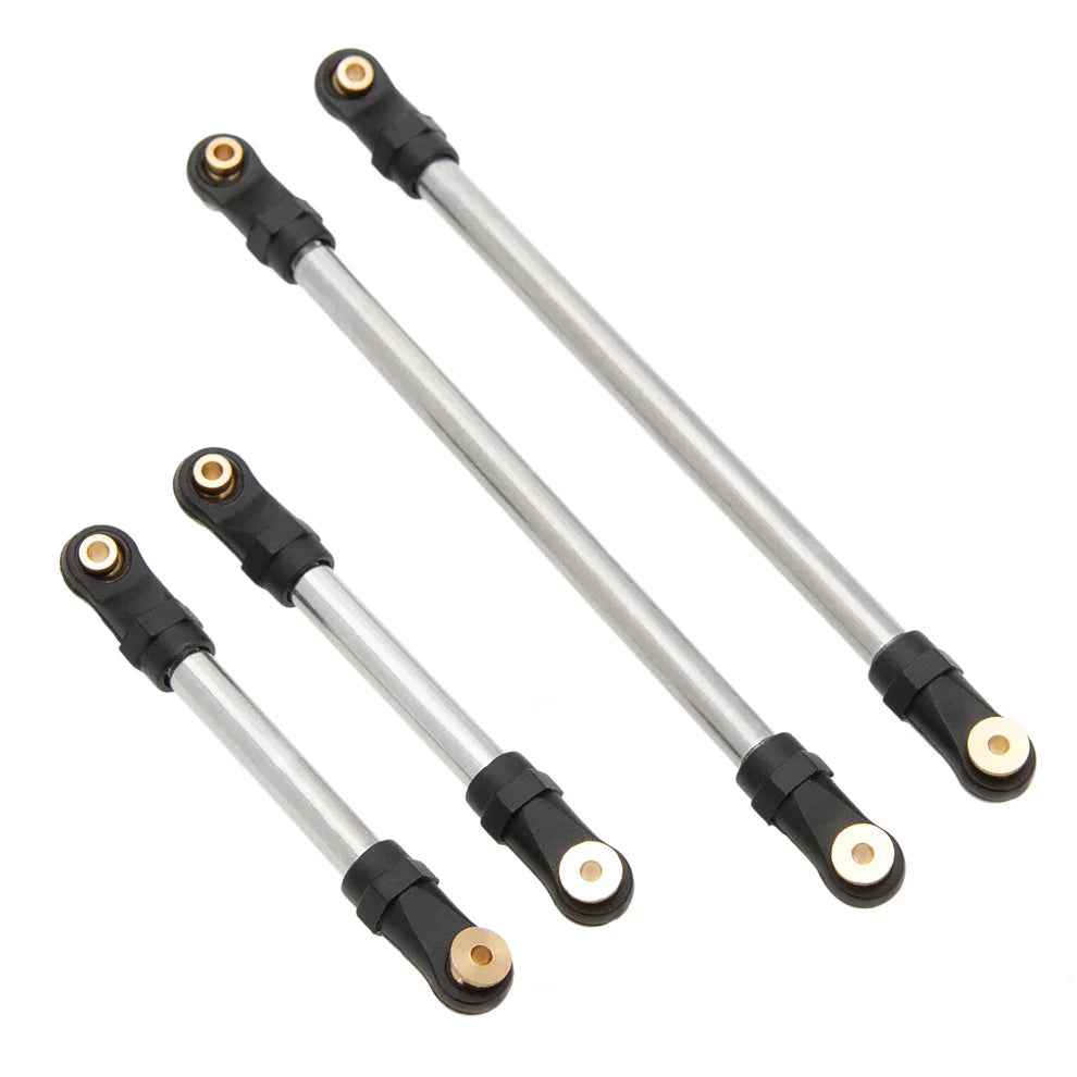 MEUS Racing 10pcs Metal High Clearance Chassis & Steering Links for 1/24 SCX24 Gladiator Power Wagon