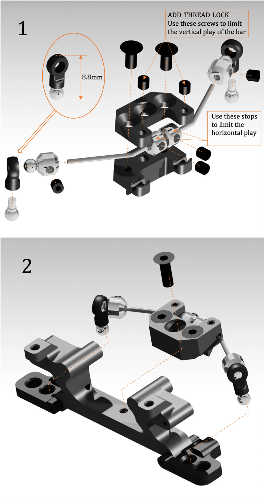 RTRC Anti Roll Bar System - HeliDirect