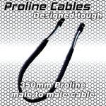 Pro line Male-to-male 350mm (13.8 inches) Servo Cable - HeliDirect