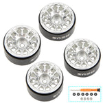 MEUS Racing 0.7-inch Beadlock Wheels Rims Deep-Dish Wheel for 1/30 Axial SCX30 1/32 Redcat Ascent-32