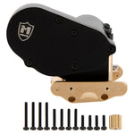 MEUS Racing SCX30 Assembled Transmission with Brass Skid Plate for 1/30 Axial SCX30
