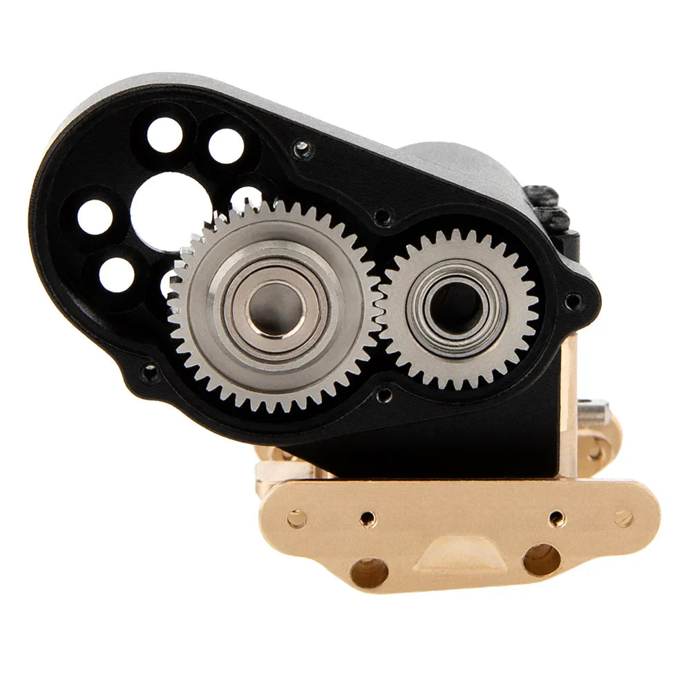 MEUS Racing SCX30 Assembled Transmission with Brass Skid Plate for 1/30 Axial SCX30
