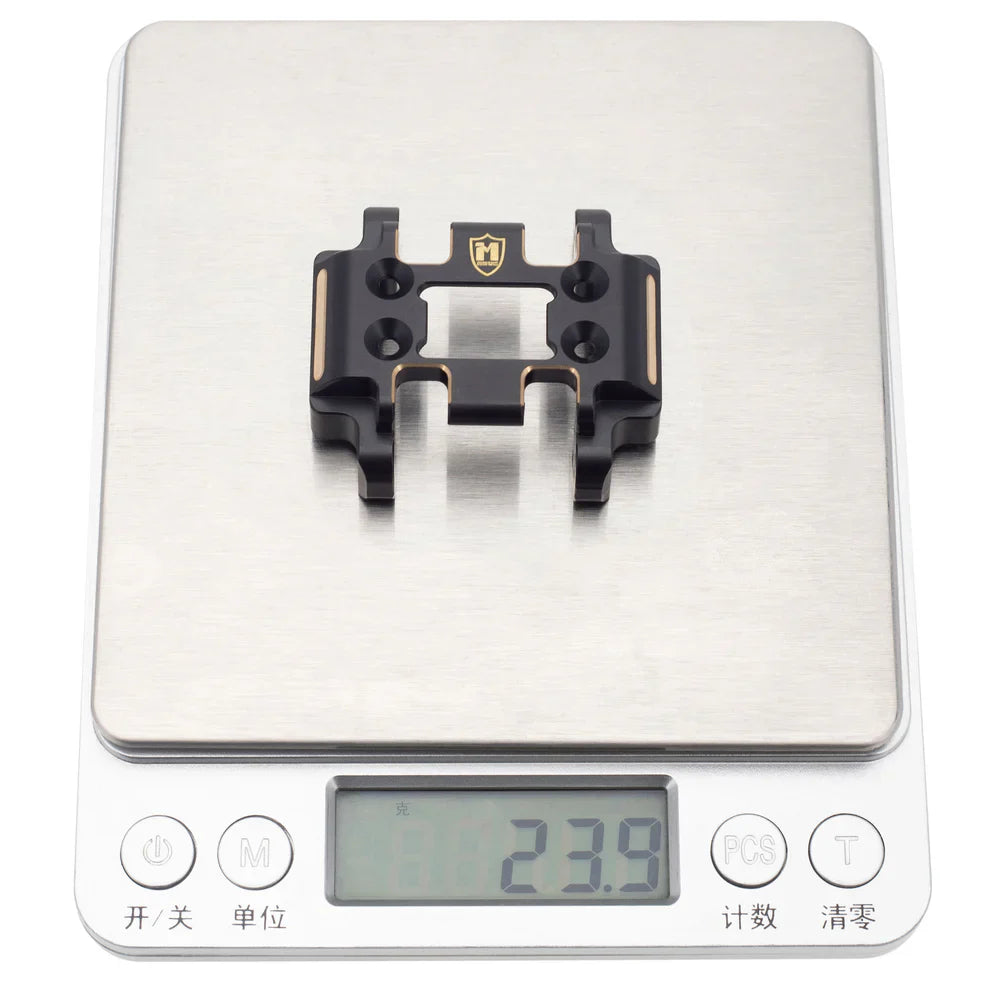 MEUS Racing Brass Skid Plate Transmission Mount For 1/18 Redcat Ascent-18