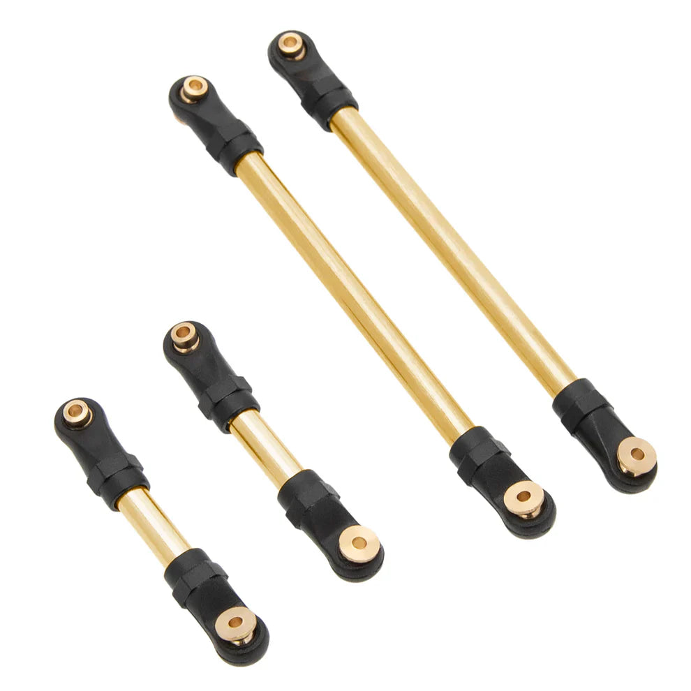 MEUS Racing Metal High Clearance Chassis & Steering Links Set for 1/24 SCX24 Deadbolt Betty