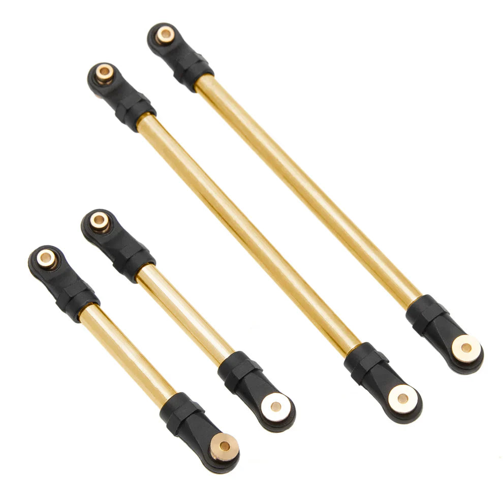 MEUS Racing 10pcs Metal High Clearance Chassis & Steering Links for 1/24 SCX24 Gladiator Power Wagon