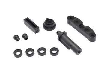 C16301 Rear Lower Arm Mount & Pivot Ball 1/16 scale Puma(25 spline adapter, st bushing, battery plate post,)