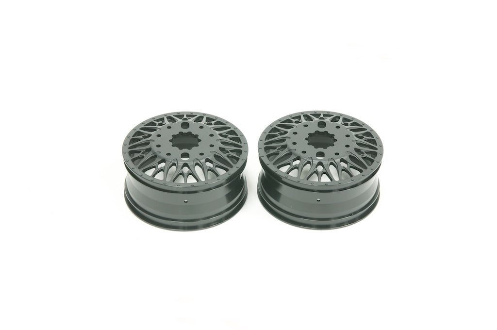 CD0605 KG1 Forged KD014 TRIDENT–D Wheels (REAR, 37mm width, BLACK) 2 pcs. - HeliDirect