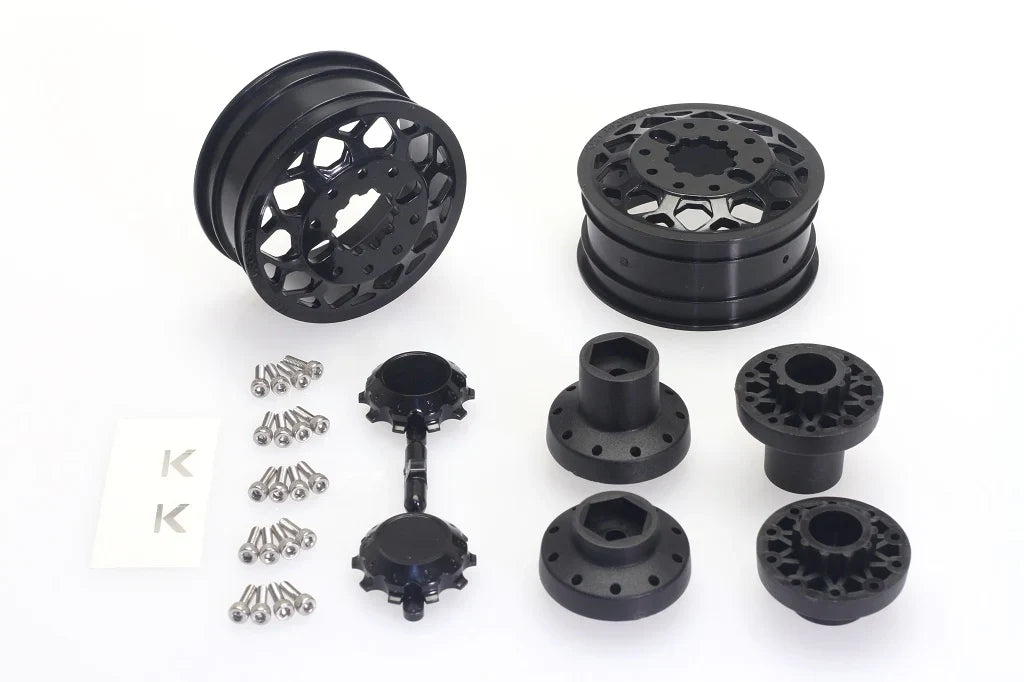 CEN Racing CD0657 KG1 Forged KD014 TRIDENT–D Wheel (gunmetal, front, 40mm width) 2pcs