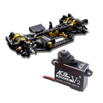 Atomic SZ2 Shaft Drive AWD Chassis Kit (No Elecrtronic) With AGFRC Aluminum Case 20T High Precision 3KG 0.052Sec MG 7g Micro Digital Servo