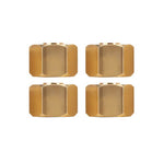 INJORA 12mm 4pcs Brass 9mm Wheel Hex Hub Extenders For 1/10 RC Crawlers 1/18 UTB18 - HeliDirect