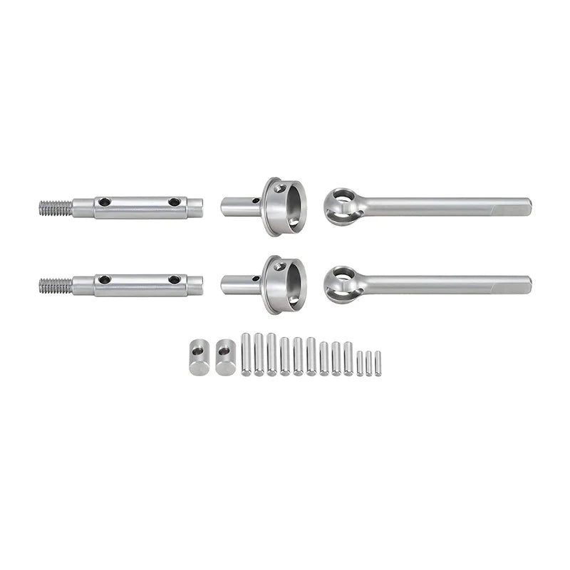 INJORA Stainless Steel Portal Axle Front Shafts for 1/18 Redcat Ascent-18