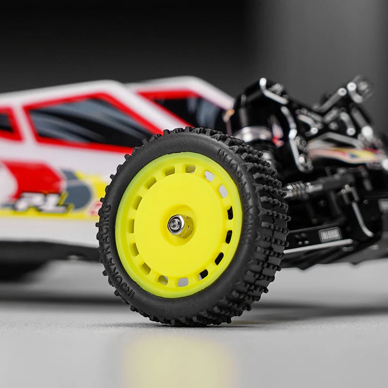 INJORA Pre-mounted Pin Buggy Tires & Wheels for 1/24 Losi Micro-B