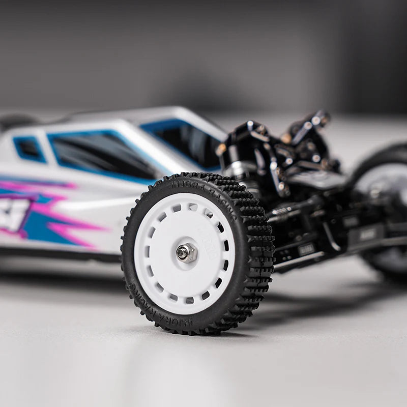 INJORA Pre-mounted Pin Buggy Tires & Wheels for 1/24 Losi Micro-B