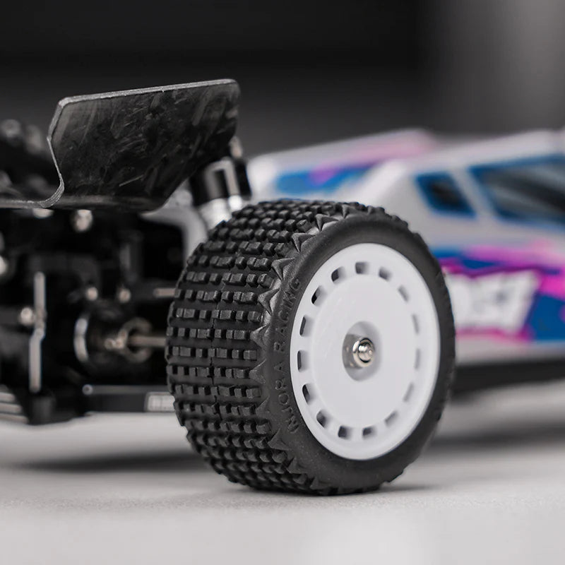 INJORA Pre-mounted Pin Buggy Tires & Wheels for 1/24 Losi Micro-B