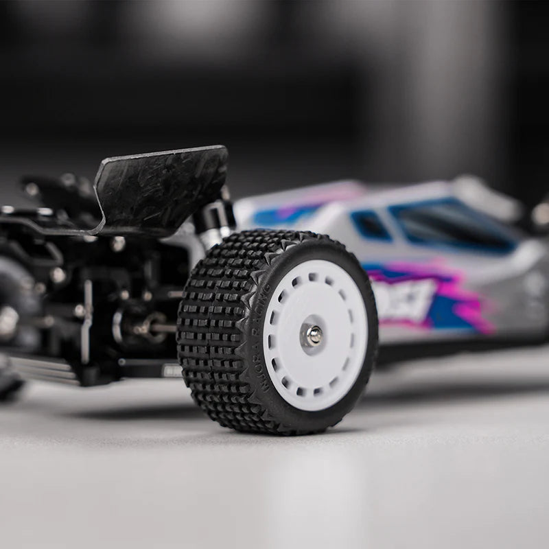 INJORA Pre-mounted Pin Buggy Tires & Wheels for 1/24 Losi Micro-B