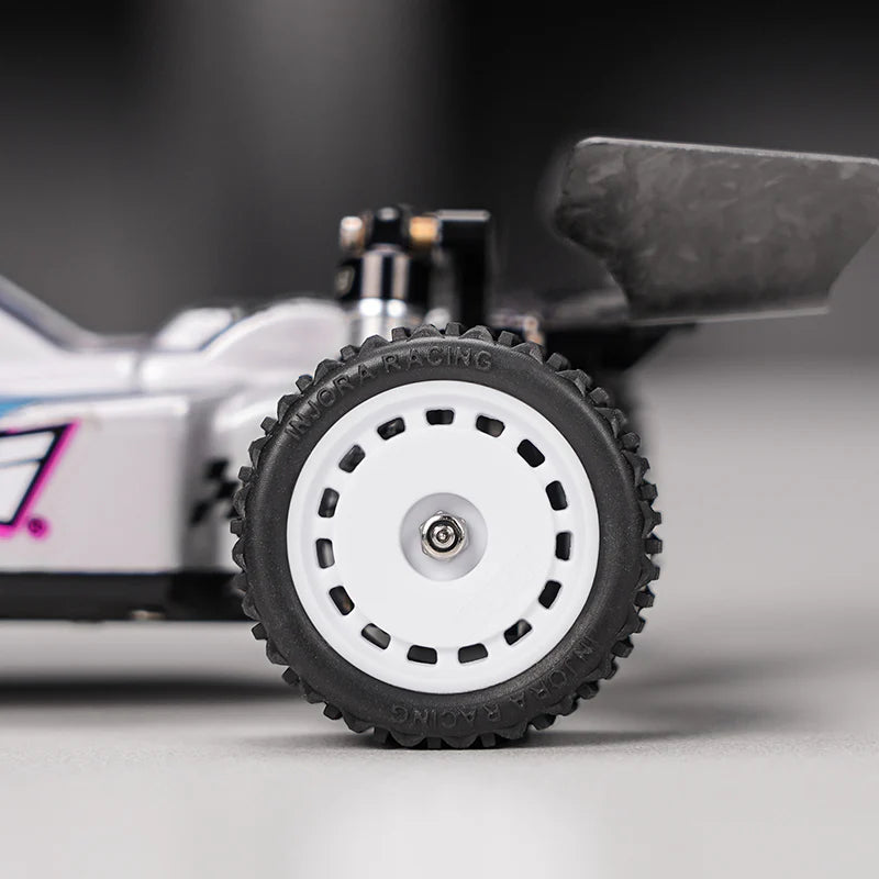 INJORA Pre-mounted Pin Buggy Tires & Wheels for 1/24 Losi Micro-B