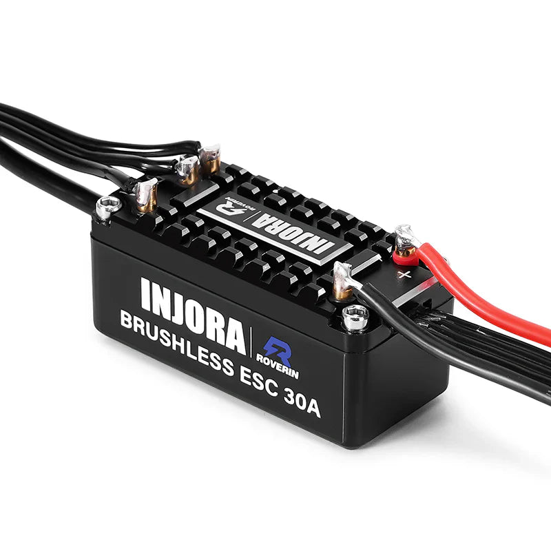 INJORA Roverin FOC Sensored Brushless ESC & Motor Combo for 1/18 TRX4M Ascent18 (4800Kv)