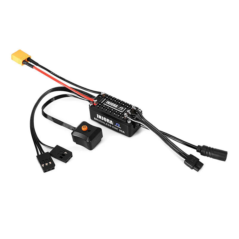 INJORA Roverin FOC Sensored Brushless ESC & Motor Combo for 1/18 TRX4M Ascent18 (4800Kv)