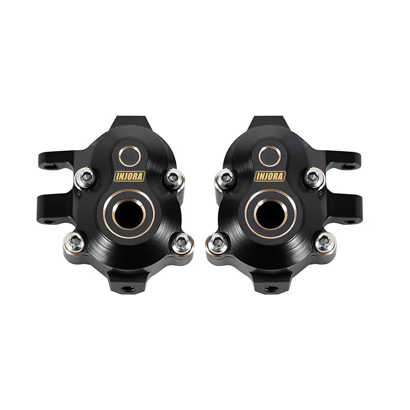 INJORA Brass Front Outer Portal Housings Steering Knuckles For 1/18 Redcat Ascent18 - HeliDirect